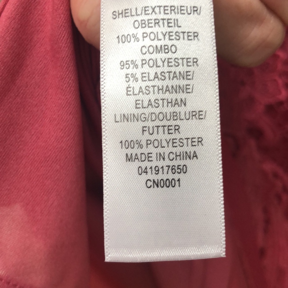 Adrianna Papell coral dress size 8, brand new with tags. - Picture 7 of 7